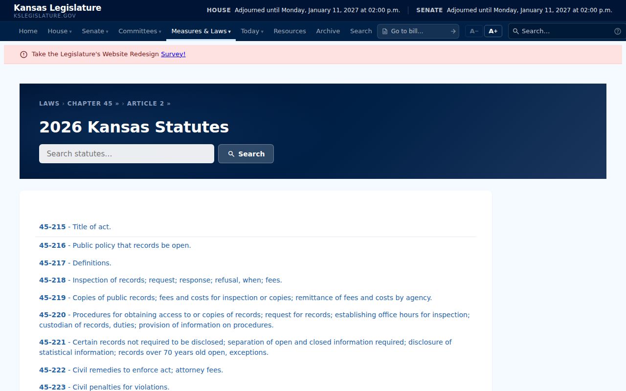Woodson County court record access under the Kansas Open Records Act